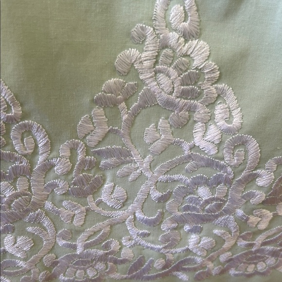 NWT Shoshanna Light Green Dress with White Embroidery - Picture 6 of 13
